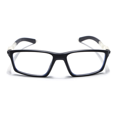 Voyage Active Black Rectangle Eyeglasses for Men & Women (9804MG5705-C3)