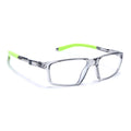 Voyage Active Transparent Grey Rectangle Eyeglasses for Men & Women (9804MG5711-C9)
