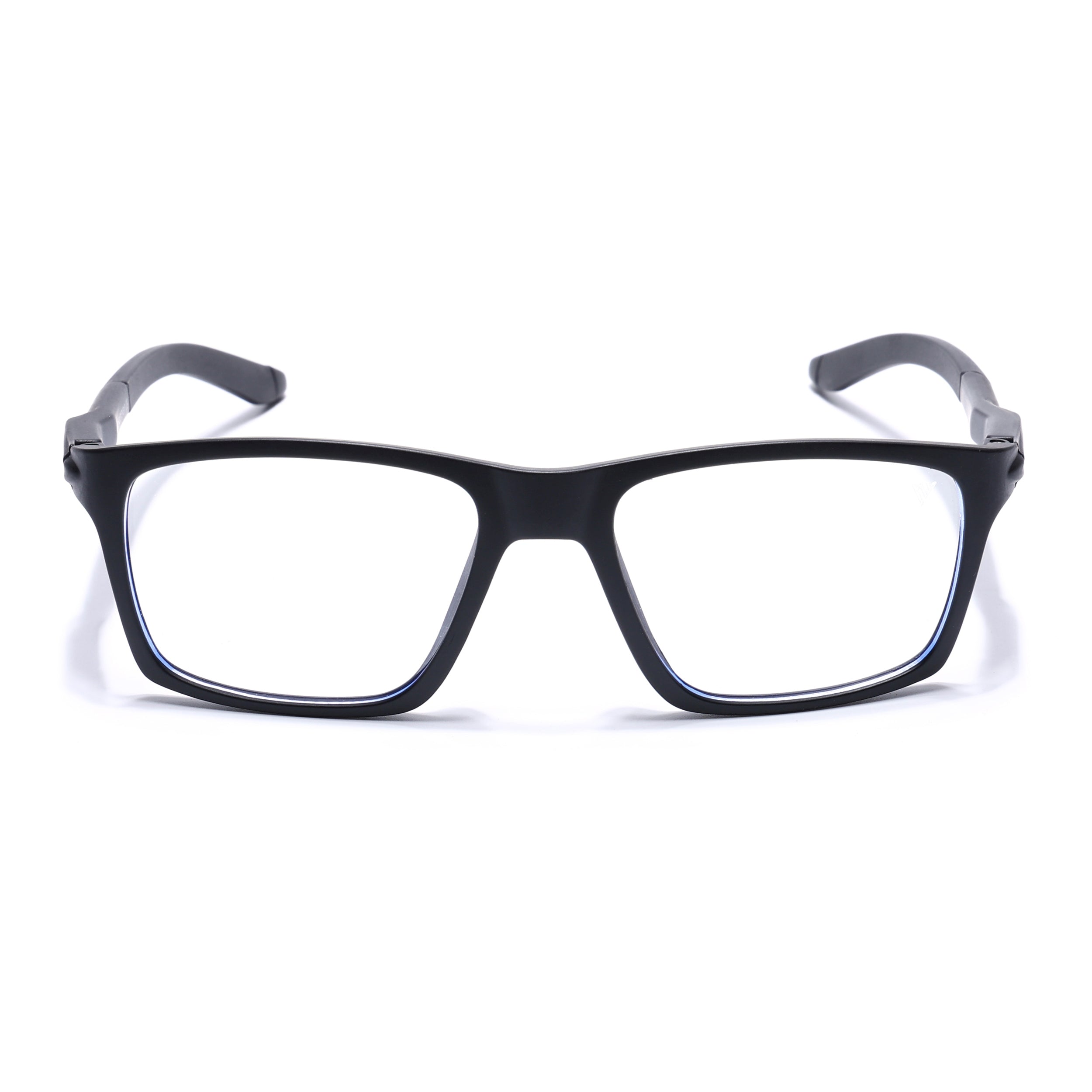 Voyage Active Black Square Eyeglasses for Men & Women (9805MG5713-C1)