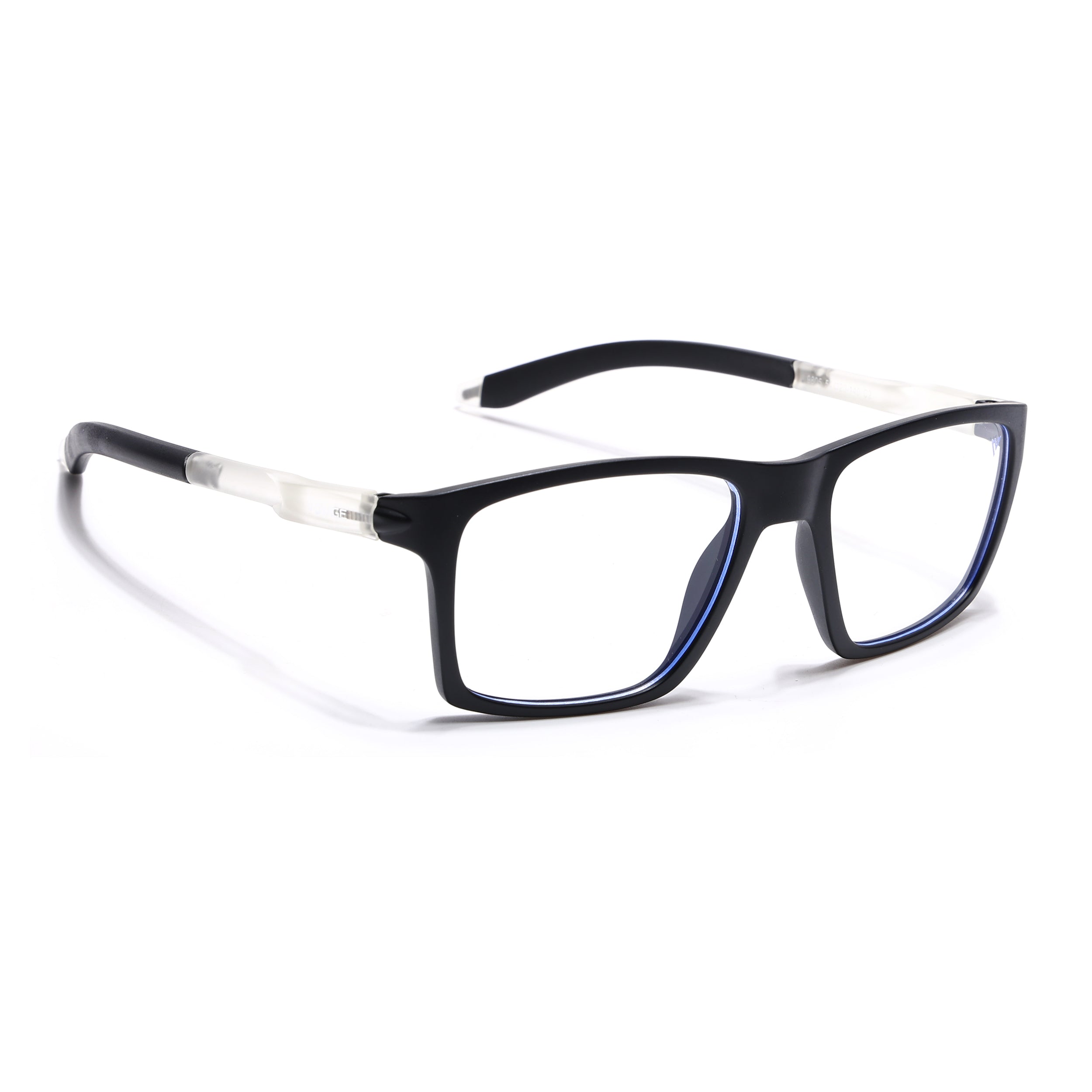 Voyage Active Black Square Eyeglasses for Men & Women (9805MG5715-C3)