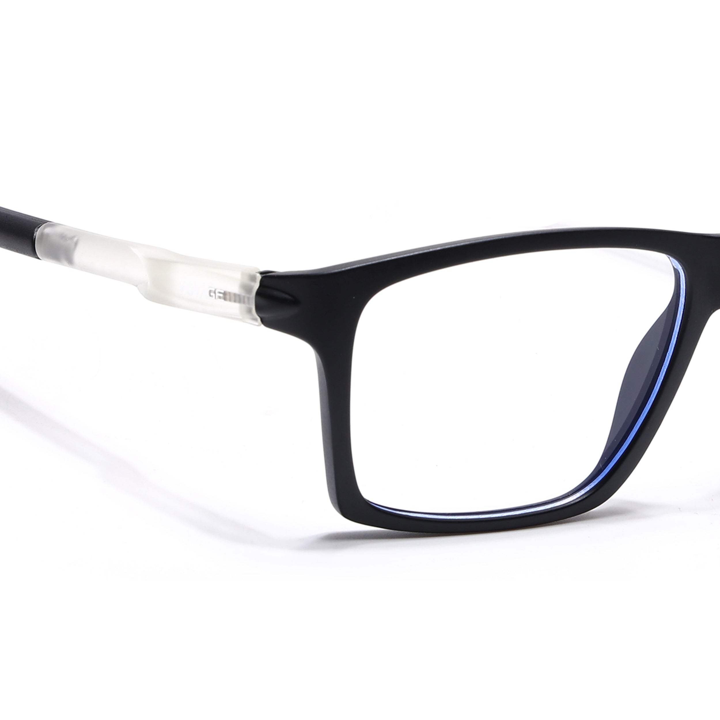 Voyage Active Black Square Eyeglasses for Men & Women (9805MG5715-C3)