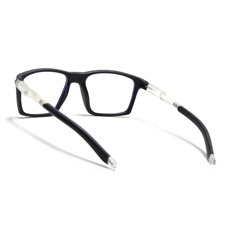 Voyage Active Black Square Eyeglasses for Men & Women (9805MG5715-C3)