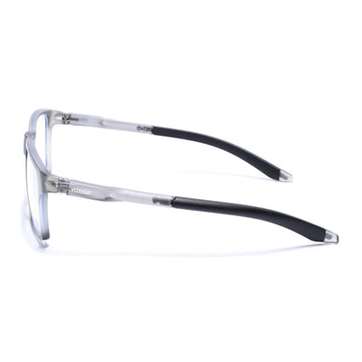 Voyage Active Grey Square Eyeglasses for Men & Women (9805MG5716-C4)