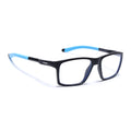 Voyage Active Black Square Eyeglasses for Men & Women (9805MG5718-C6)