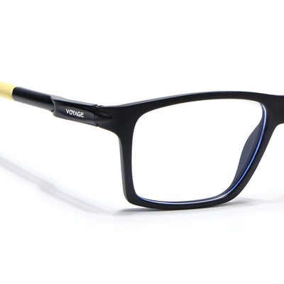 Voyage Active Black Square Eyeglasses for Men & Women (9805MG5721-C9)