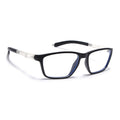 Voyage Active Black Rectangle Eyeglasses for Men & Women (9806MG5725-C3)