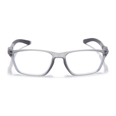 Voyage Active Grey Rectangle Eyeglasses for Men & Women (9806MG5726-C4)
