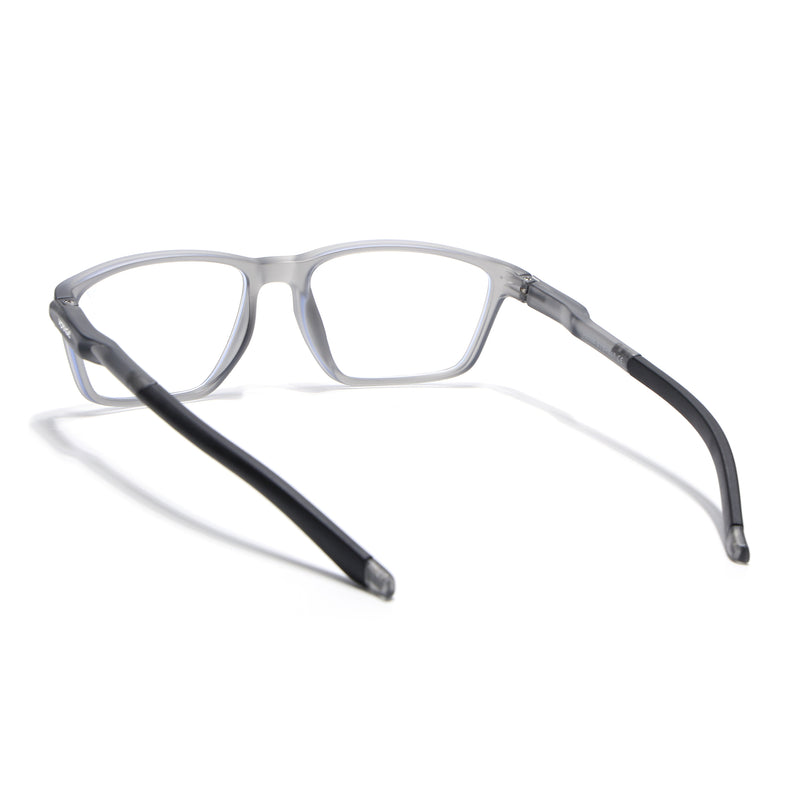 Voyage Active Grey Rectangle Eyeglasses for Men & Women (9806MG5726-C4)