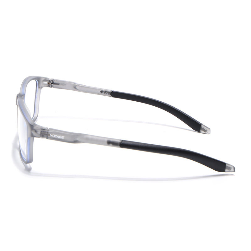 Voyage Active Grey Rectangle Eyeglasses for Men & Women (9806MG5726-C4)