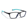 Voyage Active Black Rectangle Eyeglasses for Men & Women (9806MG5727-C5)