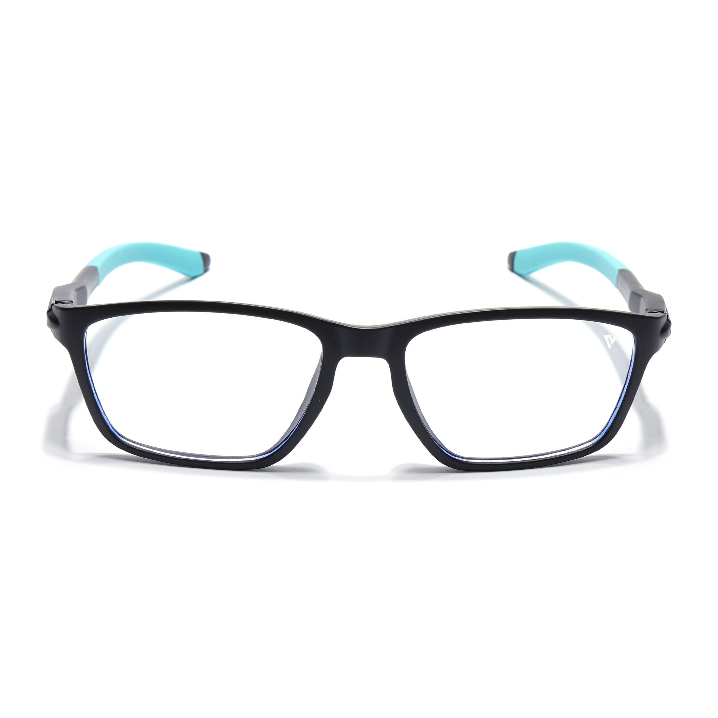 Voyage Active Black Rectangle Eyeglasses for Men & Women (9806MG5727-C5)