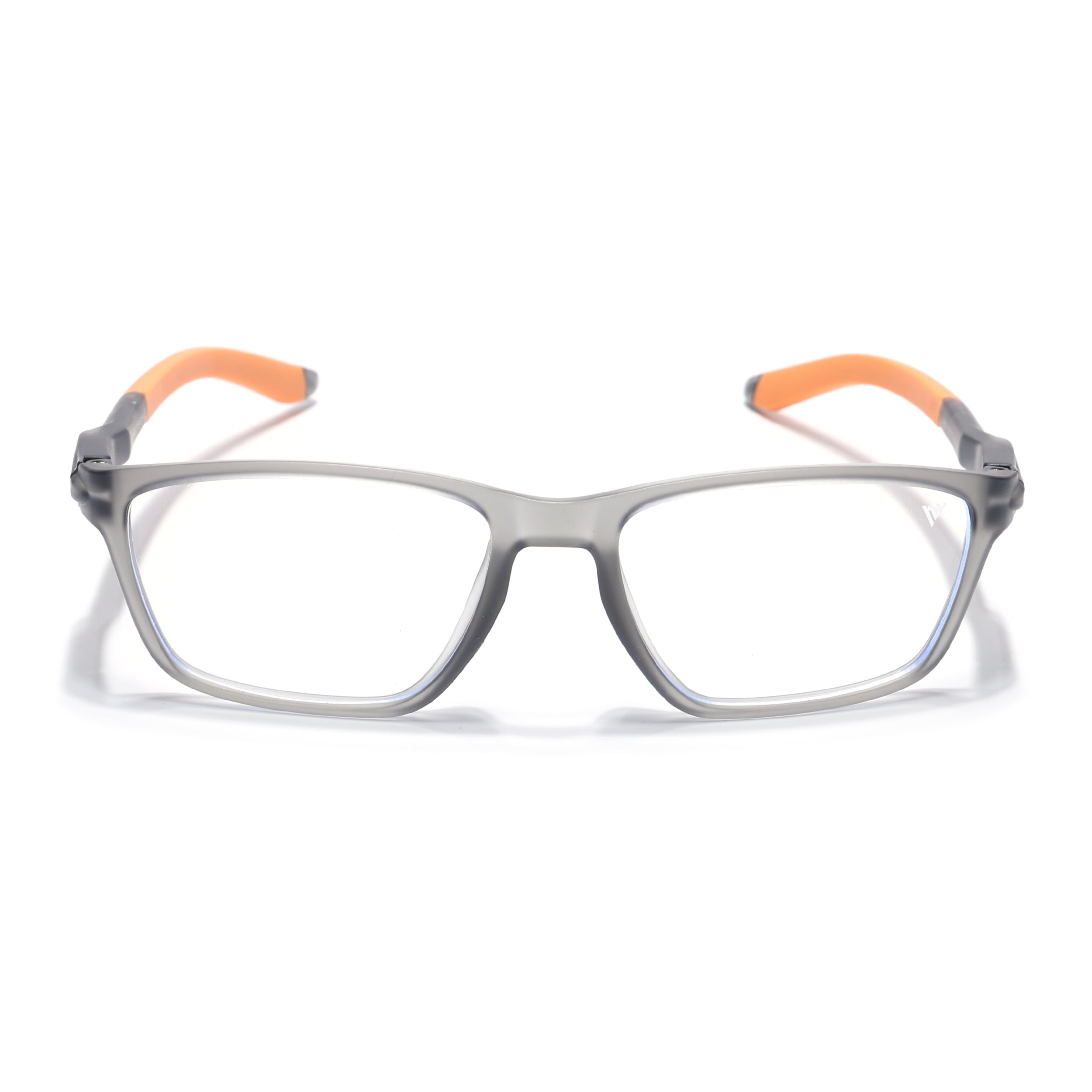 Voyage Active Grey Rectangle Eyeglasses for Men & Women (9806MG5730-C8)