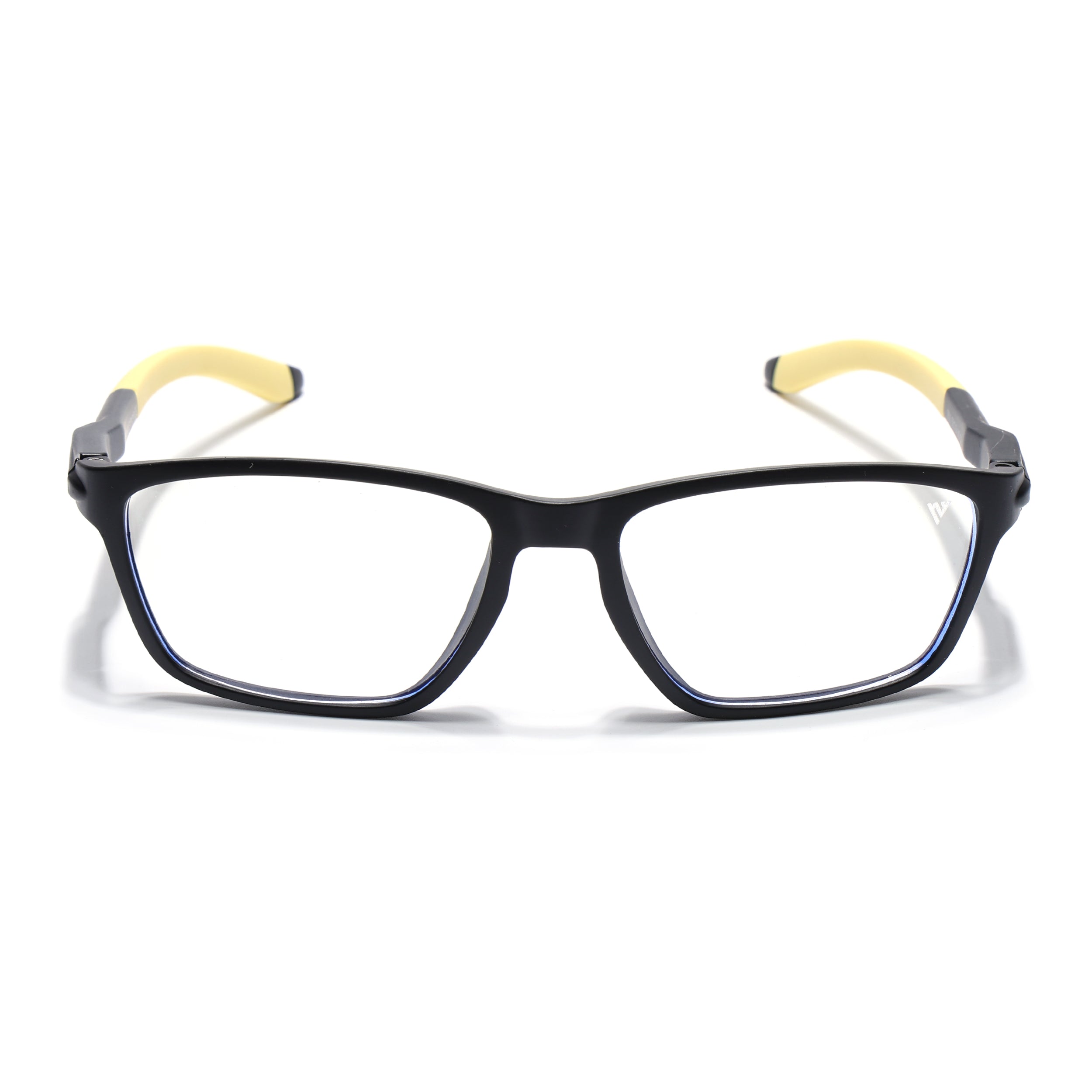 Voyage Active Black Rectangle Eyeglasses for Men & Women (9806MG5731-C9)