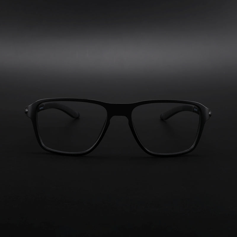 Voyage Active Black Square Eyeglasses for Men & Women (9807MG5733-C1)