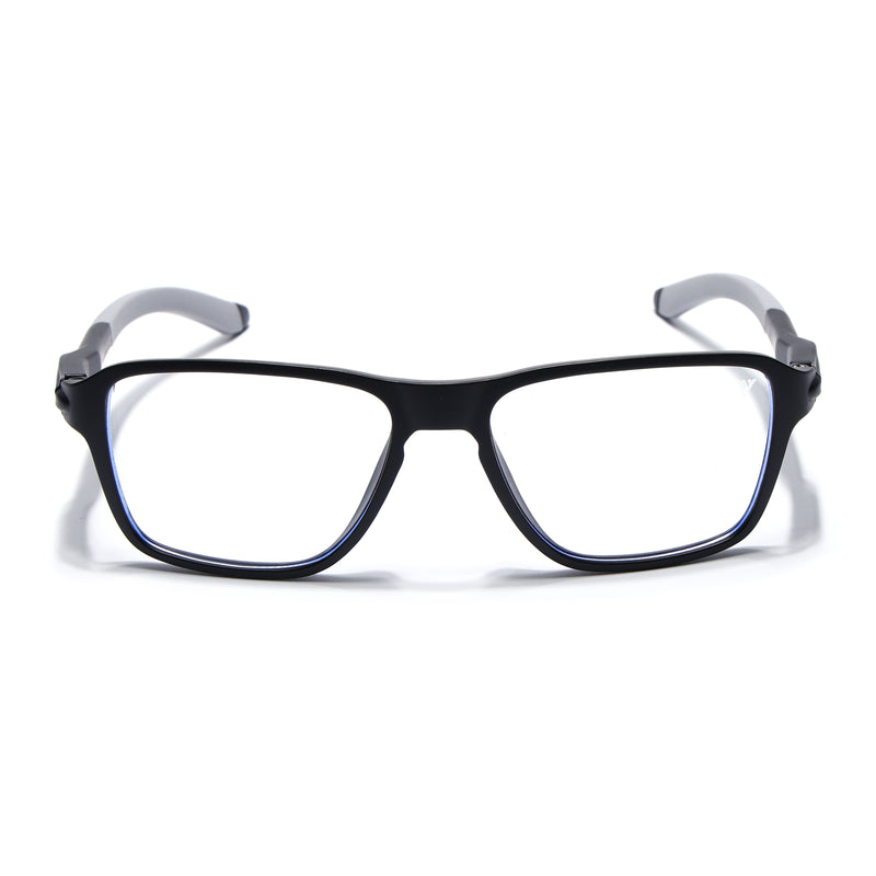 Voyage Active Black Square Eyeglasses for Men & Women (9807MG5734-C2)