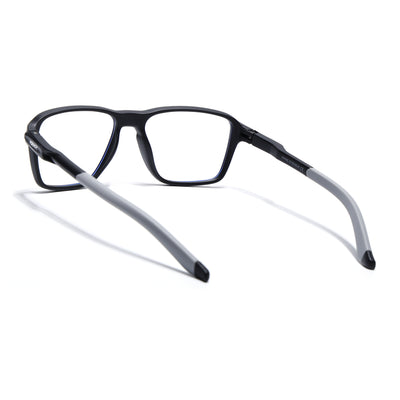 Voyage Active Black Square Eyeglasses for Men & Women (9807MG5734-C2)