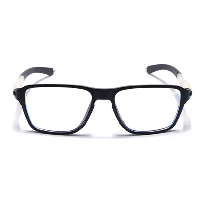 Voyage Active Black Square Eyeglasses for Men & Women (9807MG5735-C3)