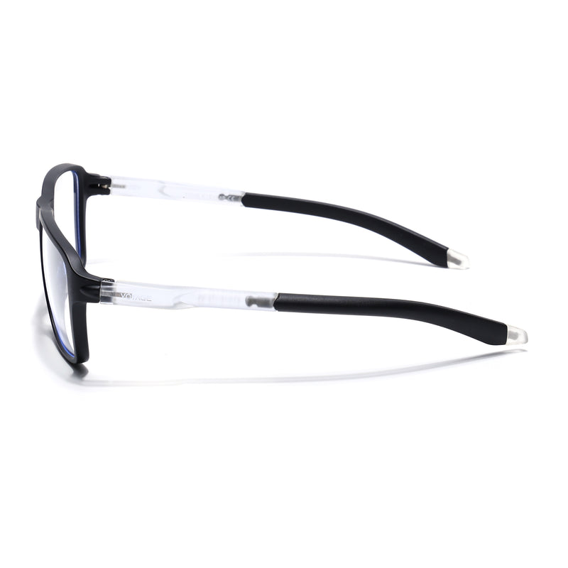 Voyage Active Black Square Eyeglasses for Men & Women (9807MG5735-C3)