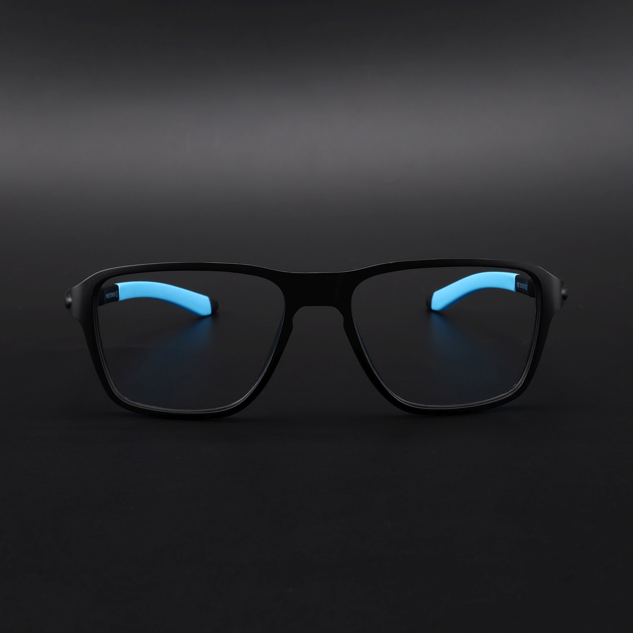 Voyage Active Black Square Eyeglasses for Men & Women (9807MG5738-C6)