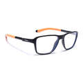 Voyage Active Black Square Eyeglasses for Men & Women (9807MG5739-C7)