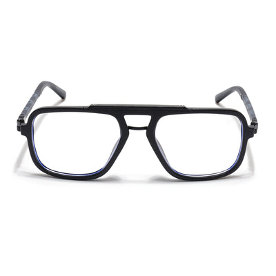 Voyage Matt Black Wayfarer Eyeglasses for Men & Women (98091MG5277-C1)