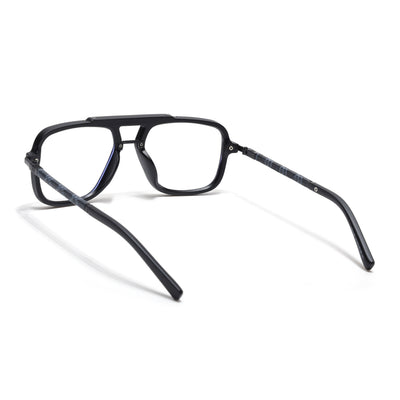 Voyage Matt Black Wayfarer Eyeglasses for Men & Women (98091MG5277-C1)