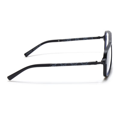 Voyage Matt Black Wayfarer Eyeglasses for Men & Women (98091MG5277-C1)