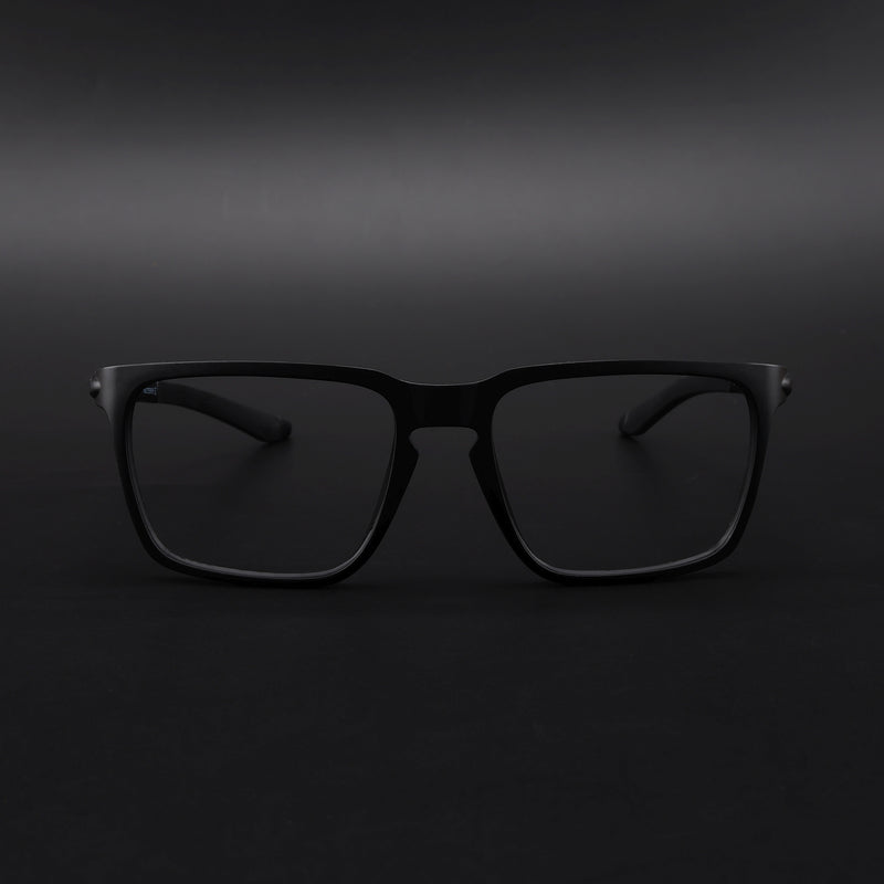 Voyage Active Black Square Eyeglasses for Men & Women (9809MG5753-C1)