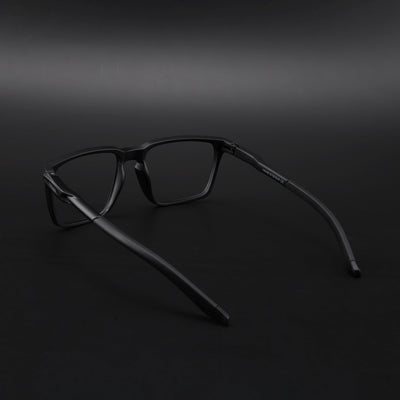 Voyage Active Black Square Eyeglasses for Men & Women (9809MG5753-C1)