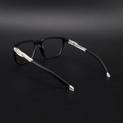 Voyage Active Black Square Eyeglasses for Men & Women (9809MG5755-C3)