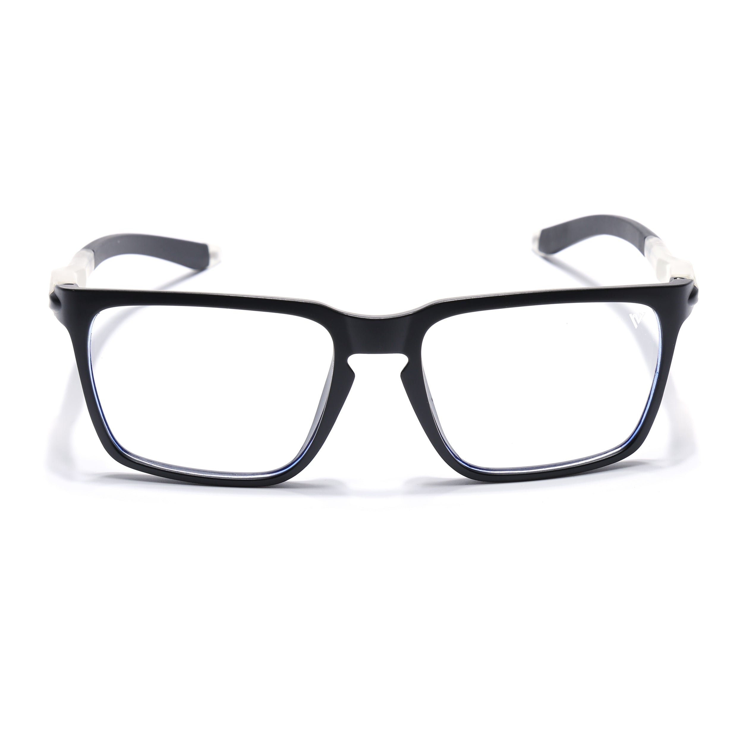 Voyage Active Black Square Eyeglasses for Men & Women (9809MG5755-C3)