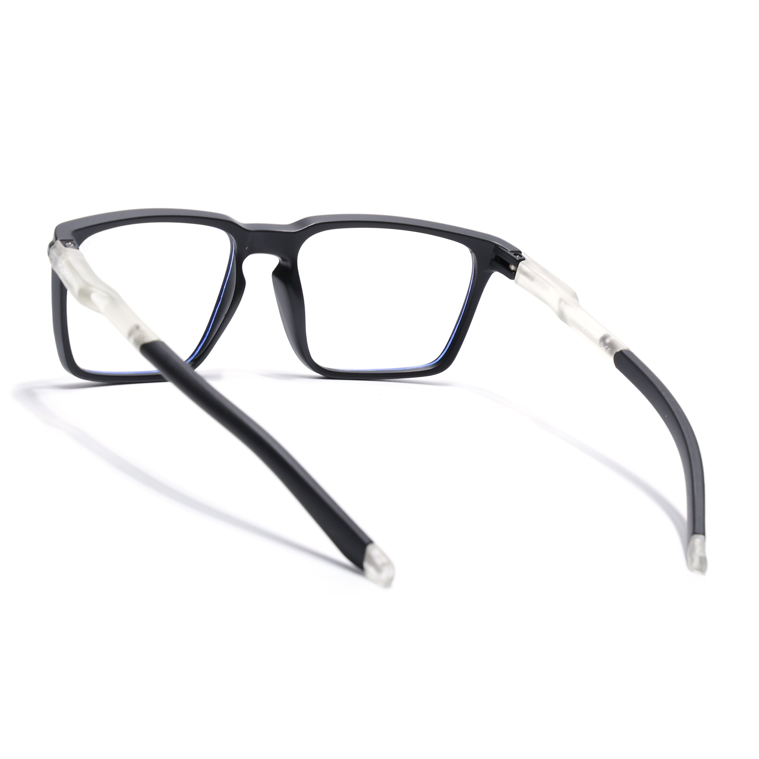 Voyage Active Black Square Eyeglasses for Men & Women (9809MG5755-C3)