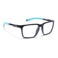 Voyage Active Black Square Eyeglasses for Men & Women (9809MG5757-C5)