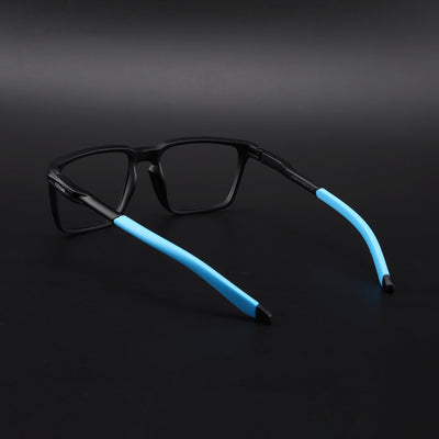 Voyage Active Black Square Eyeglasses for Men & Women (9809MG5758-C6)