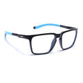 Voyage Active Black Square Eyeglasses for Men & Women (9809MG5758-C6)