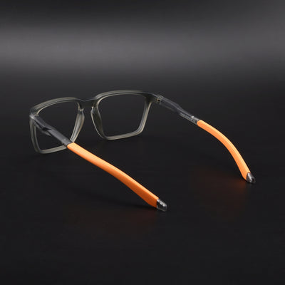 Voyage Active Grey Square Eyeglasses for Men & Women (9809MG5760-C8)