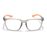 Voyage Active Grey Square Eyeglasses for Men & Women (9809MG5760-C8)