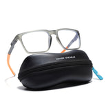 Voyage Active Grey Square Eyeglasses for Men & Women (9809MG5760-C8)