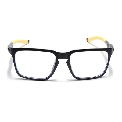 Voyage Active Black Square Eyeglasses for Men & Women (9809MG5761-C9)