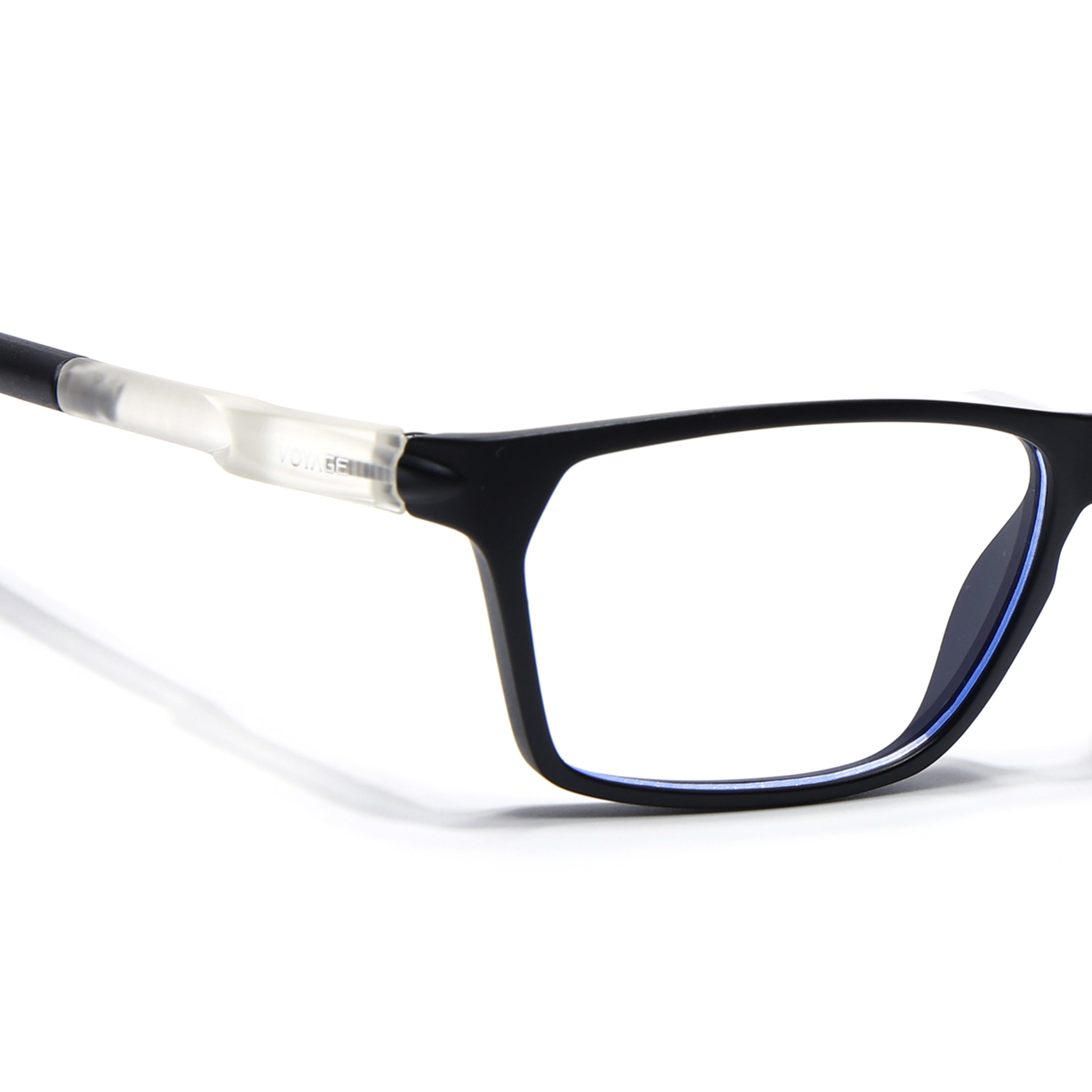 Voyage Active Grey Rectangle Eyeglasses for Men & Women (9810MG5765-C3)