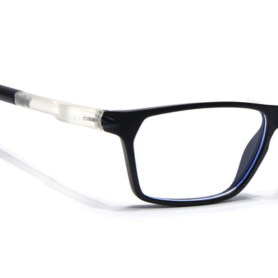 Voyage Active Grey Rectangle Eyeglasses for Men & Women (9810MG5765-C3)