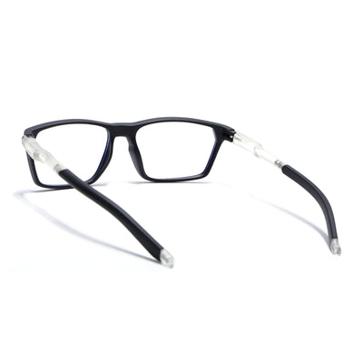 Voyage Active Grey Rectangle Eyeglasses for Men & Women (9810MG5765-C3)