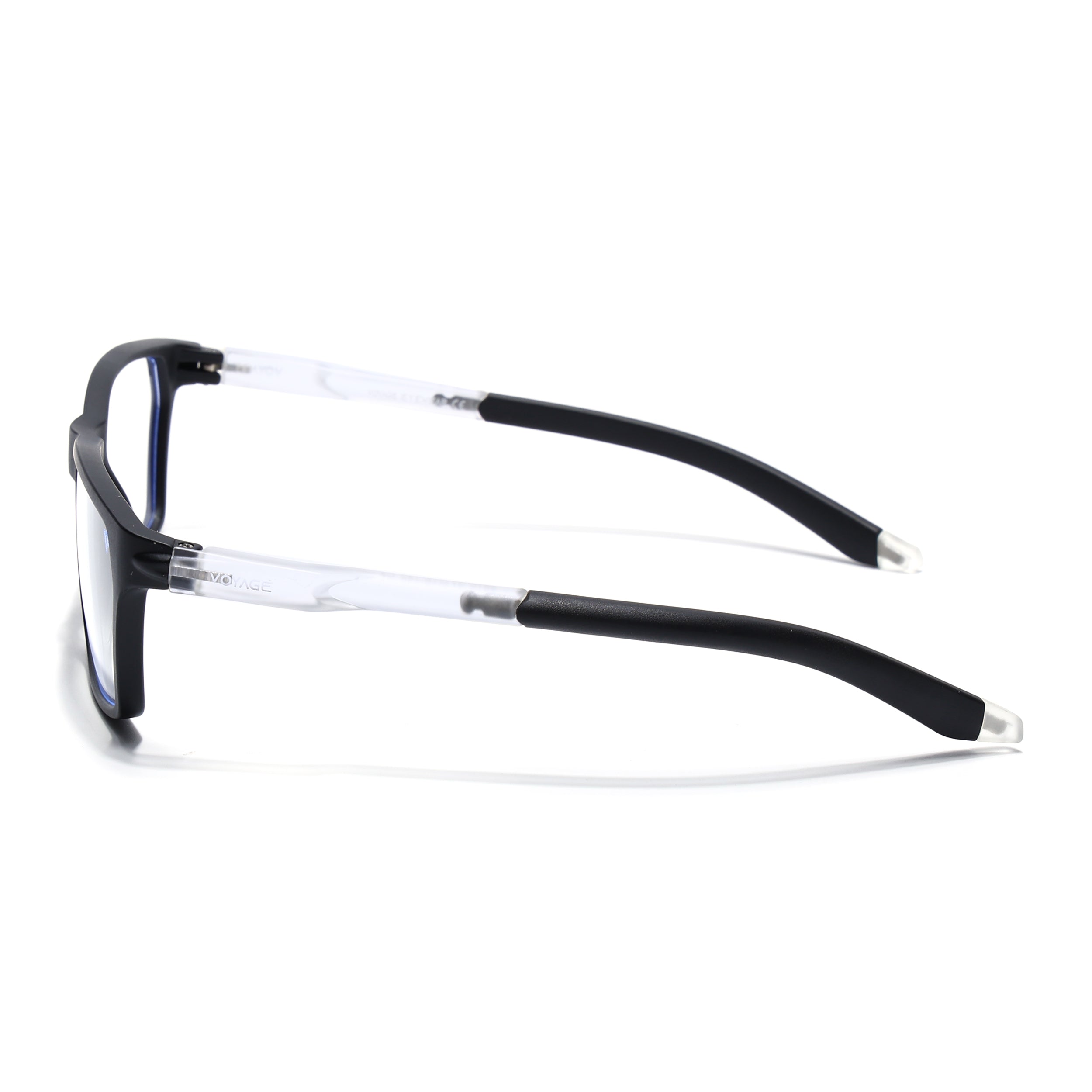 Voyage Active Grey Rectangle Eyeglasses for Men & Women (9810MG5765-C3)