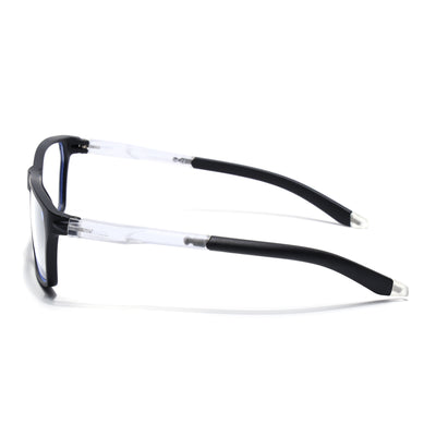 Voyage Active Grey Rectangle Eyeglasses for Men & Women (9810MG5765-C3)