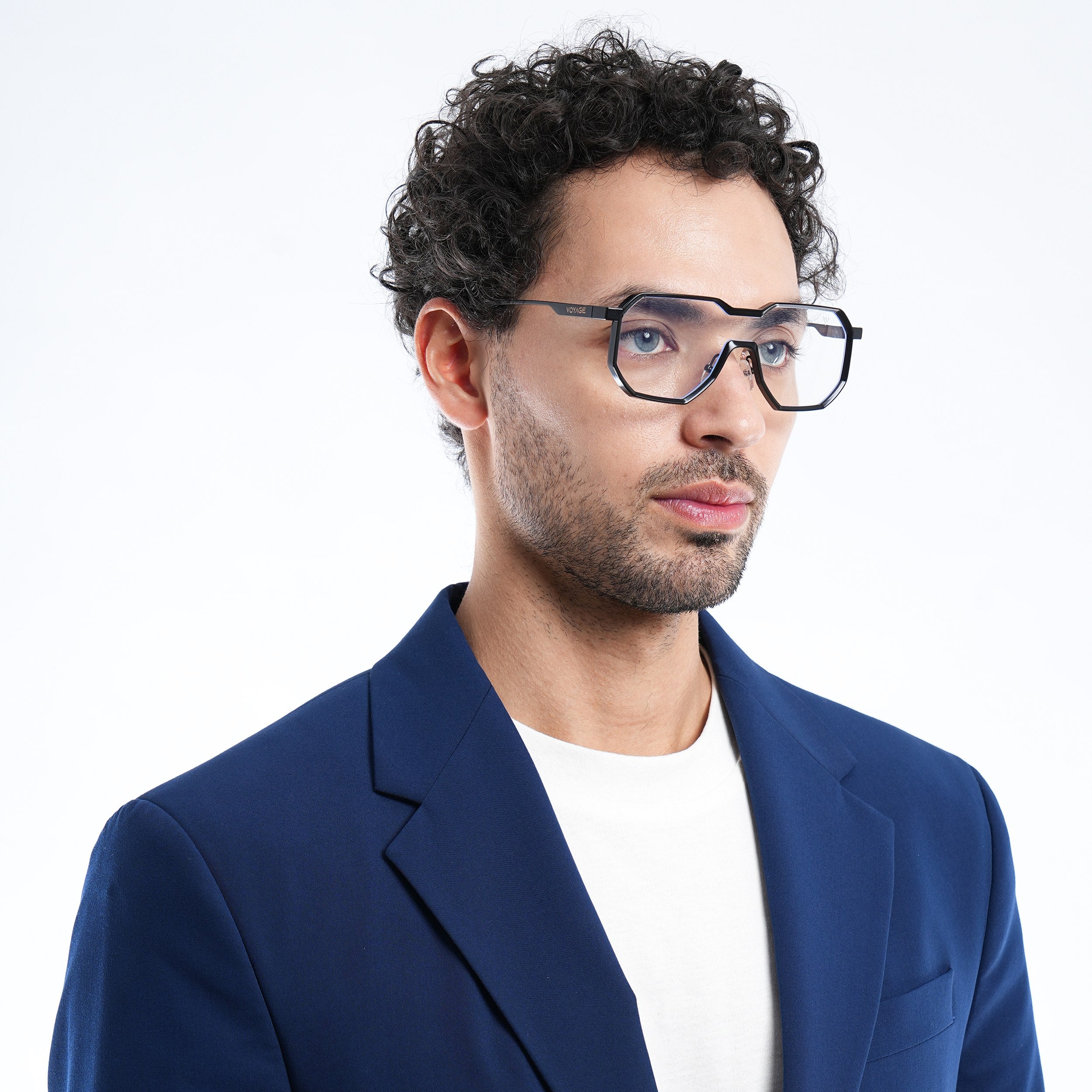 Drip | Matt Black Eyeglasses for Men & Women | 98145MG5164-C2