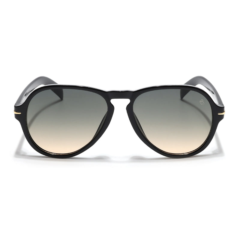 Eyejack Black Aviator Sunglasses for Men & Women (986CL973)