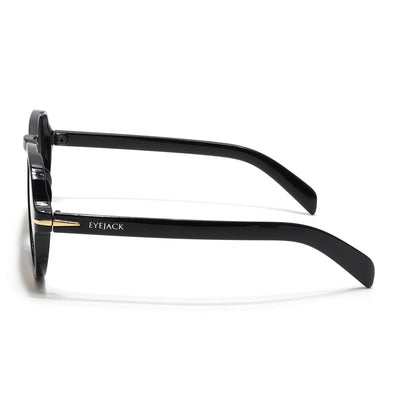 Eyejack Black Aviator Sunglasses for Men & Women (986CL973)