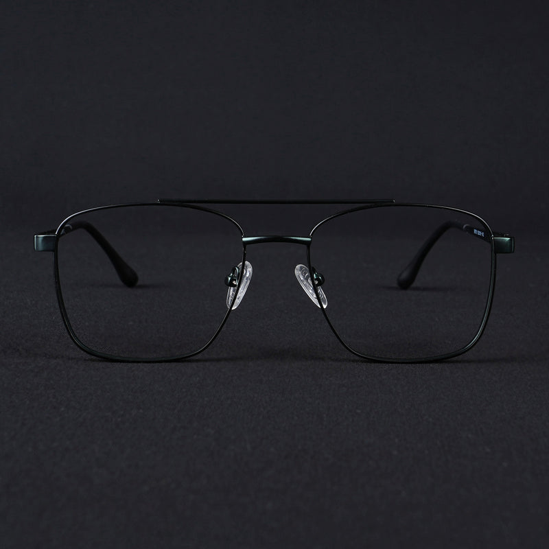 Voyage Silverline Green Wayfarer Eyeglasses for Men & Women (98701MG5451-C5)