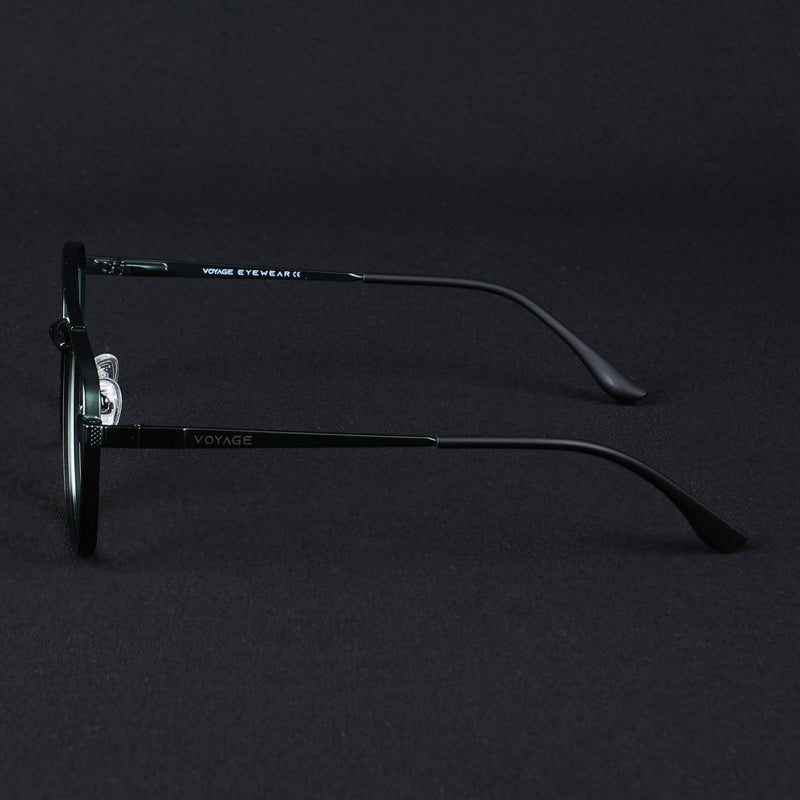 Voyage Silverline Green Wayfarer Eyeglasses for Men & Women (98701MG5451-C5)