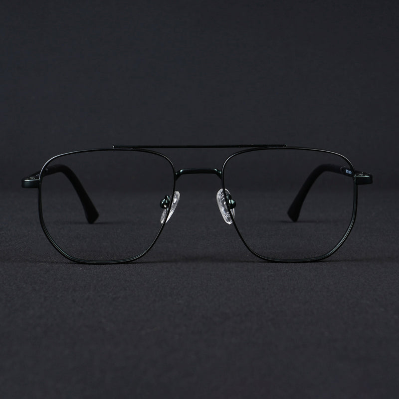 Voyage Silverline Green Wayfarer Eyeglasses for Men & Women (98703MG5466-C6)